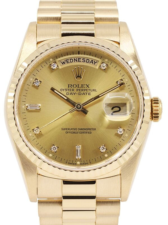Rolex Day-Date 36 36 mm 18238X3 Yellow Gold Champagne