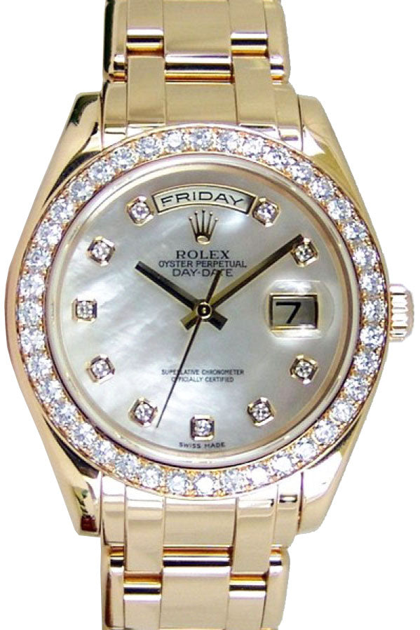 Rolex Day-Date Special Edition 18948-MOPDDO 39mm Mother of Pearl Diamond Yellow Gold Oyster - BRAND NEW