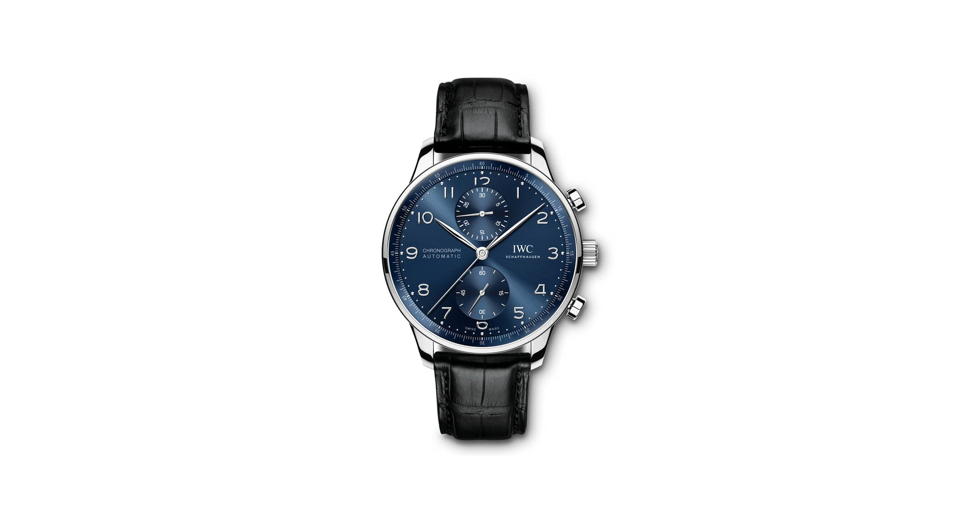 IWC Portugieser Chronograph Stainless Steel 41mm Blue Dial IW371606 - BRAND NEW