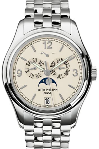 Patek Philippe Complications 39 mm 5146/1G-001 White Gold Ivory / Cream
