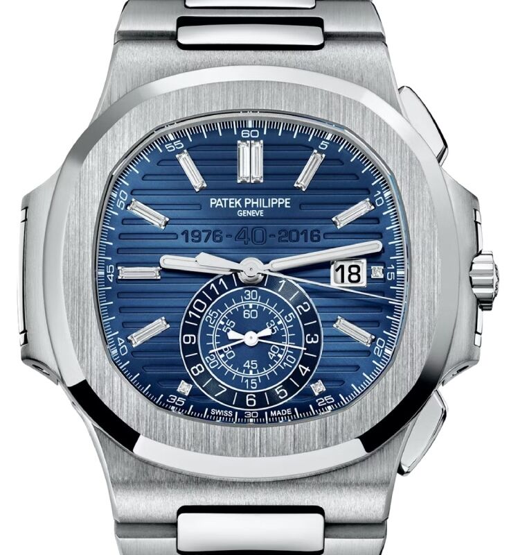Patek Philippe Nautilus "40th Anniversary " 40 mm 5976/1G White Gold Blue
