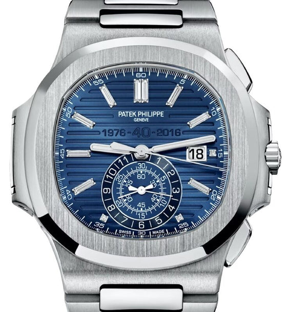 Patek Philippe Nautilus "40th Anniversary " 40 mm 5976/1G White Gold Blue