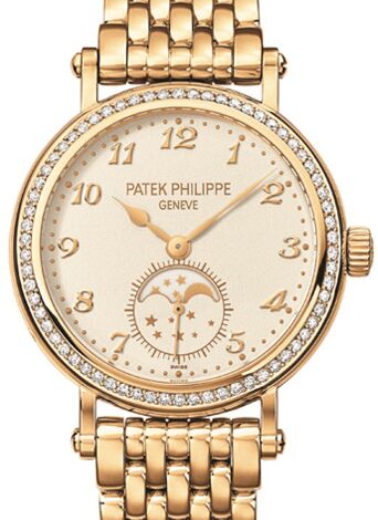 Patek Philippe Complications 33 mm 7121/1J-001 bnib Yellow Gold/Diamonds Silver