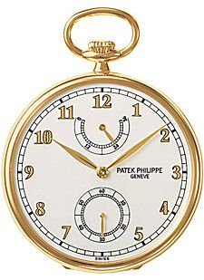 Patek Philippe Lepine Pocket Watch 44 mm 972/1J-010 bnib Yellow Gold Ivory / Cream