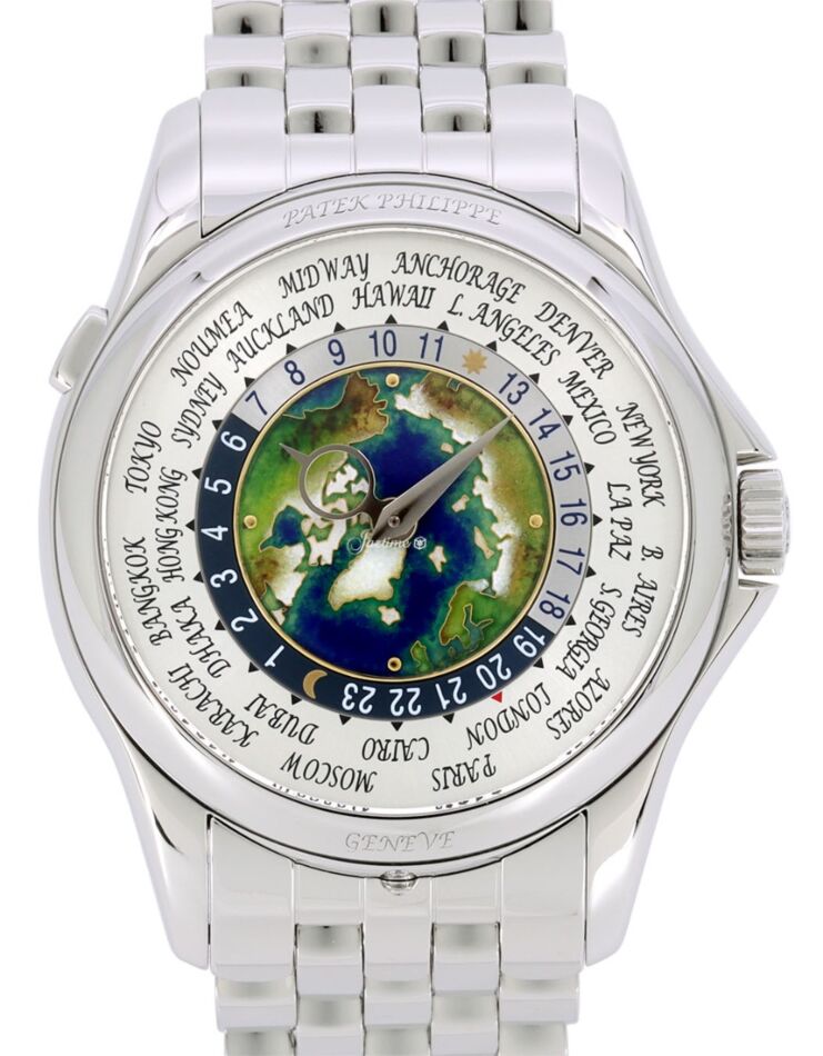 Patek Philippe World Time 39.5 mm 5131/1P-001 Platinum White