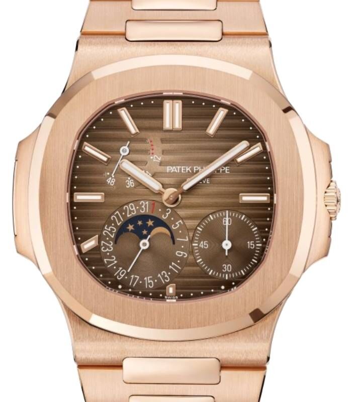 Patek Philippe Nautilus 40 mm 5712/1R-001 Rose Gold Black/Golden