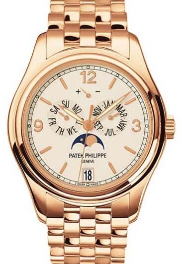 Patek Philippe Complications 39 mm 5146/1R-001 Rose Gold Ivory / Cream