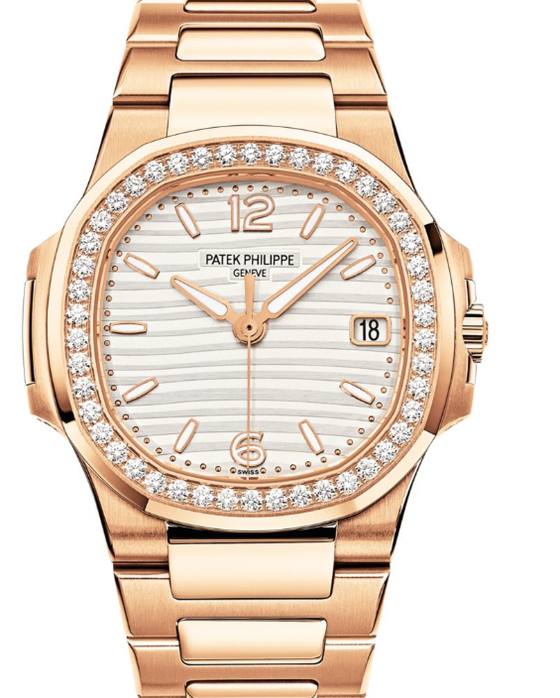Patek Philippe Nautilus 32 mm 7010/1R-011 Rose Gold Black/Golden