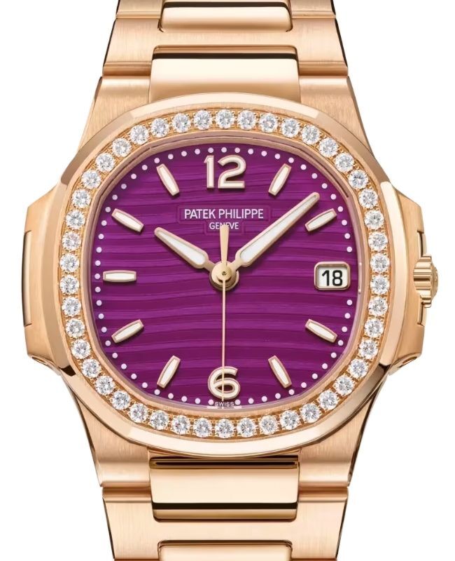 Patek Philippe Nautilus 32 mm 7010/1R-013 Rose Gold Purple