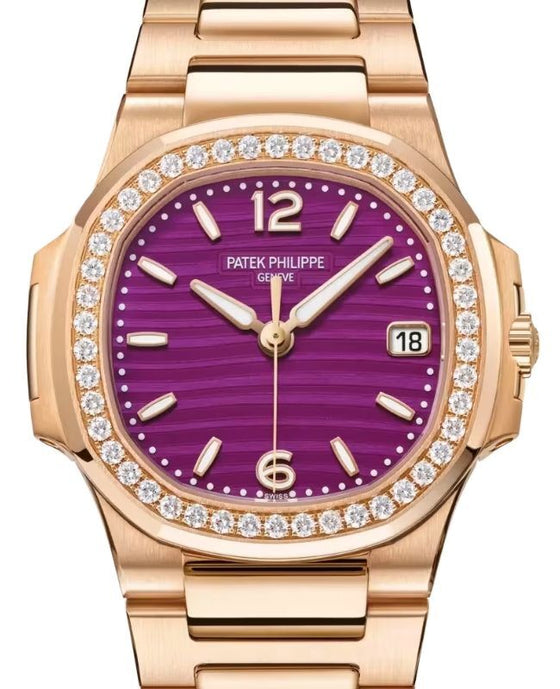 Patek Philippe Nautilus 32 mm 7010/1R-013 Rose Gold Purple