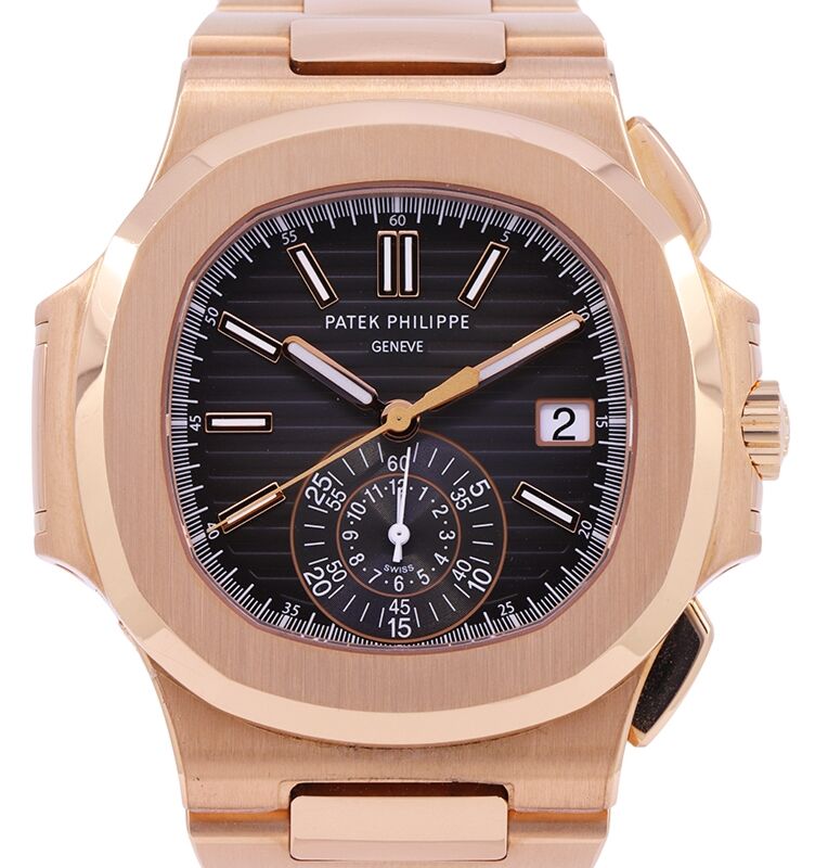 Patek Philippe Nautilus 40.5 mm 5980/1R Rose Gold Black
