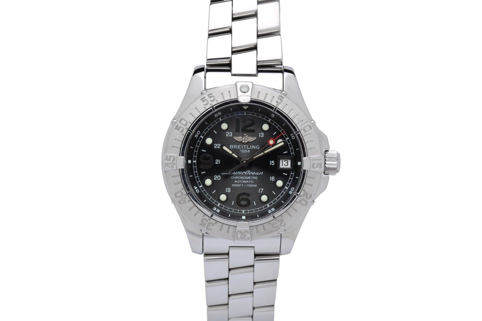 Breitling Superocean A17360 Steelfish Men's 42mm Black Stainless Steel Pro 2