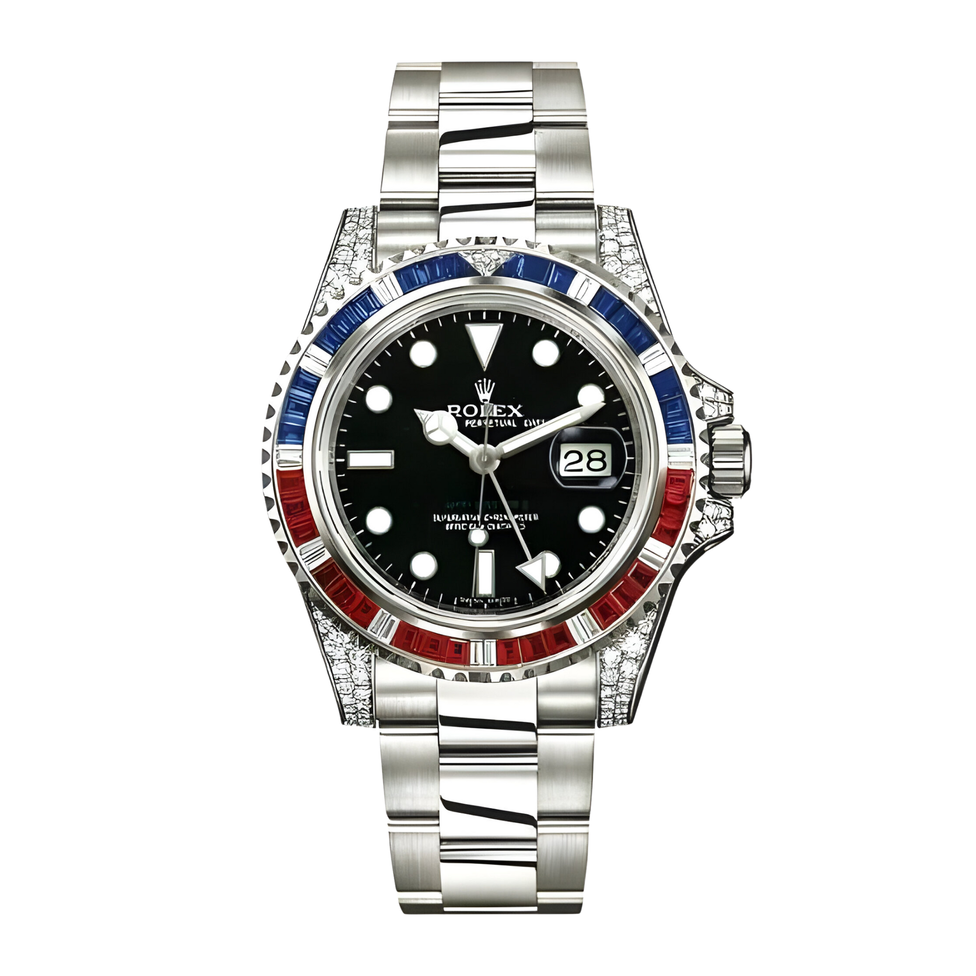 Rolex GMT Master II 40 mm 116759SANRDB White Gold/Diamonds Black