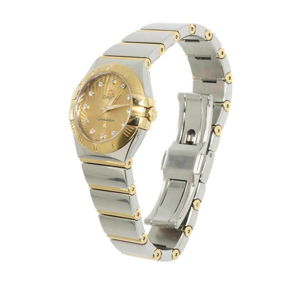 Omega 123.25.27.60.55.003 Constellation Quartz 27mm Steel and Yellow Gold BRAND NEW