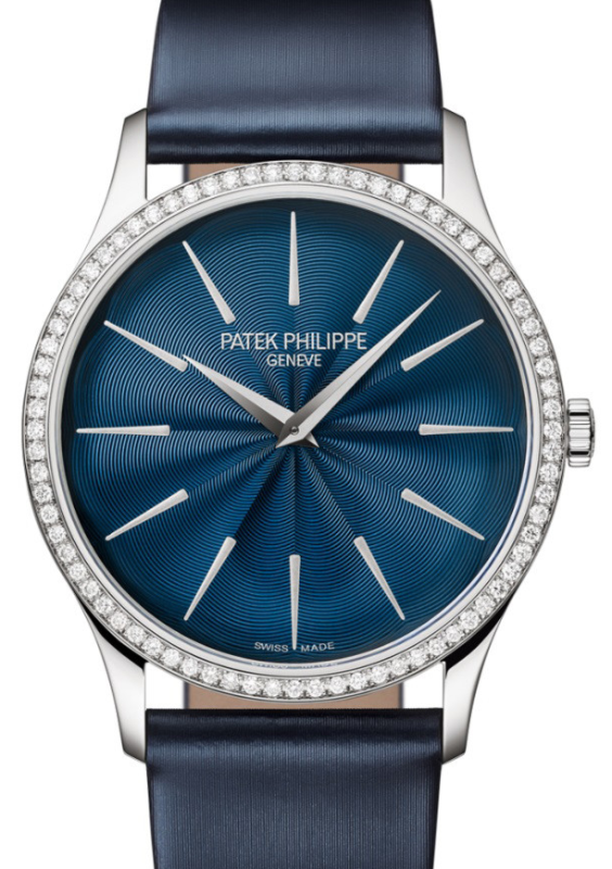 Patek Philippe Calatrava 35 mm 4997/200G-001 White Gold Blue