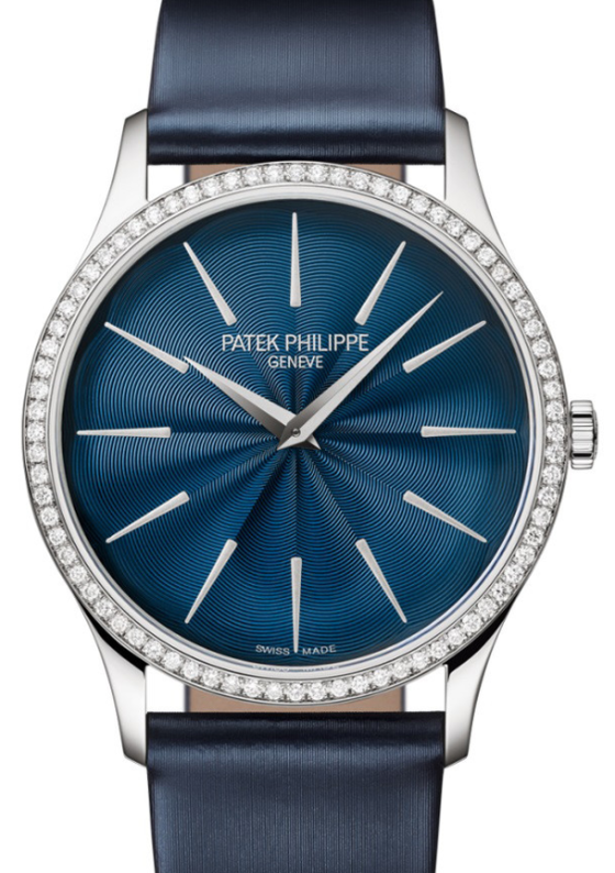 Patek Philippe Calatrava 35 mm 4997/200G-001 White Gold Blue