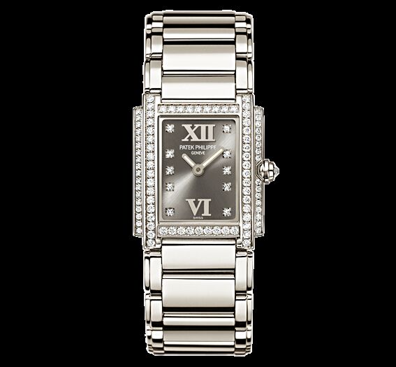 Patek Philippe Submariner 40 mm 4908/200G-001 White Gold/Diamonds Grey