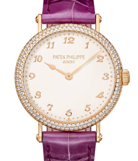 Patek Philippe Calatrava 34.6mm 7200/200R-001 Rose Gold Silver Opaline