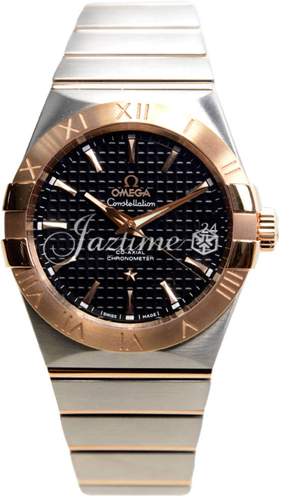 OMEGA 123.20.38.21.01.001 CONSTELLATION CO-AXIAL 38mm STEEL AND RED GOLD - BRAND NEW