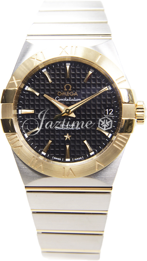 OMEGA 123.20.38.21.01.002 CONSTELLATION CO-AXIAL 38mm STEEL AND YELLOW GOLD - BRAND NEW