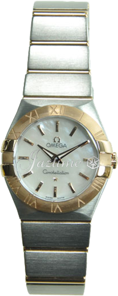 OMEGA 123.20.27.60.05.001 CONSTELLATION QUARTZ 27mm STEEL AND RED GOLD BRAND NEW