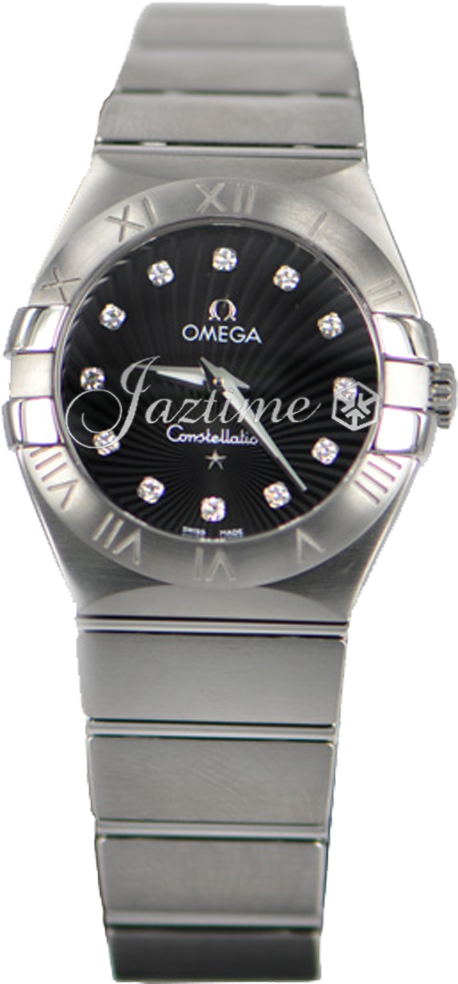 OMEGA 123.10.27.60.51.001 CONSTELLATION QUARTZ 27mm STEEL BRAND NEW