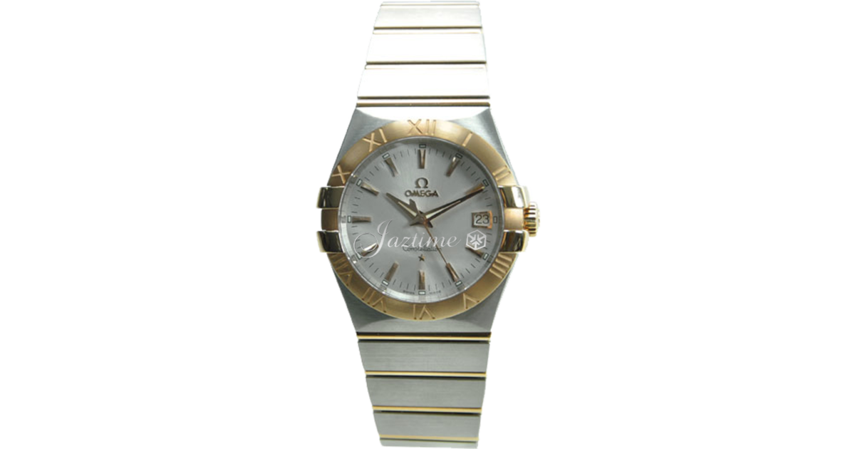 Omega Constellation Quartz 123.20.35.60.02.001 35mm Silver Index Roman Rose Gold Stainless Steel - BRAND NEW