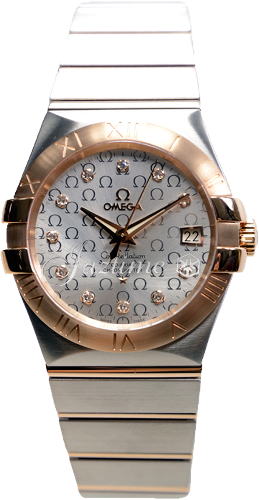 OMEGA 123.20.35.20.52.003 CONSTELLATION CO-AXIAL 35mm RED GOLD - BRAND NEW