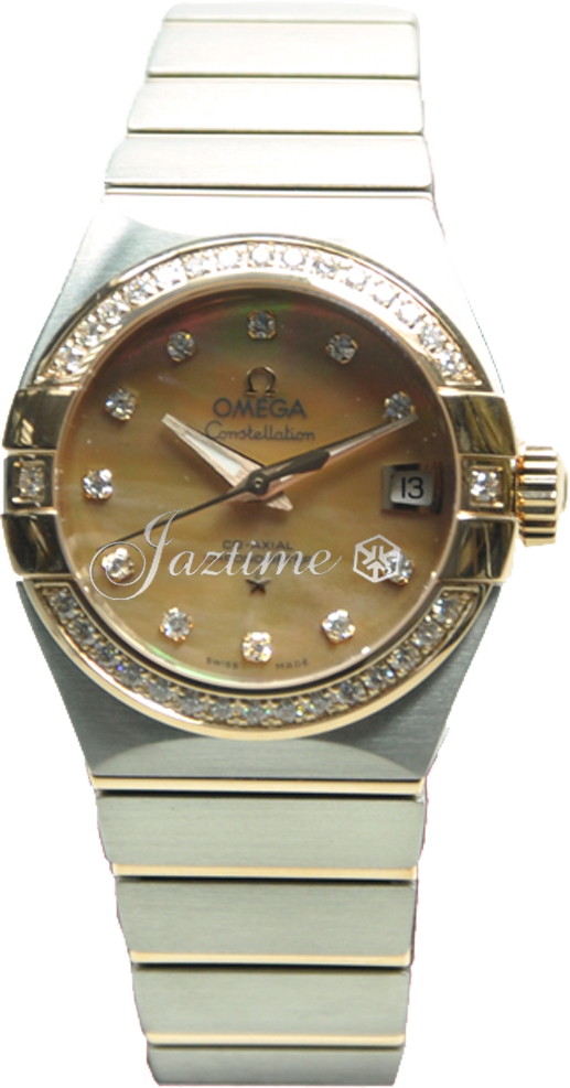 OMEGA 123.25.27.20.57.001 CONSTELLATION CO-AXIAL 27mm STEEL AND RED GOLD - BRAND NEW
