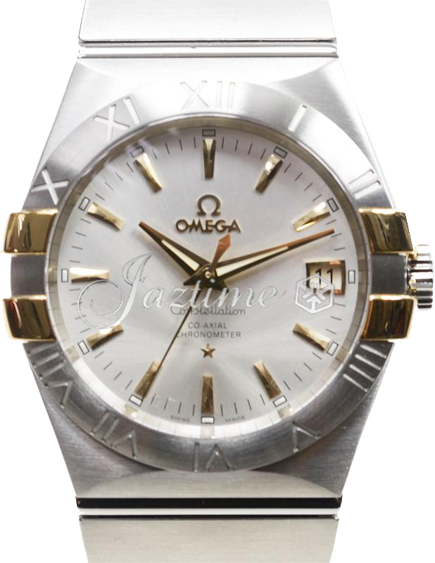 OMEGA 123.20.35.20.02.004 CONSTELLATION CO-AXIAL 35mm STEEL AND YELLOW GOLD - BRAND NEW
