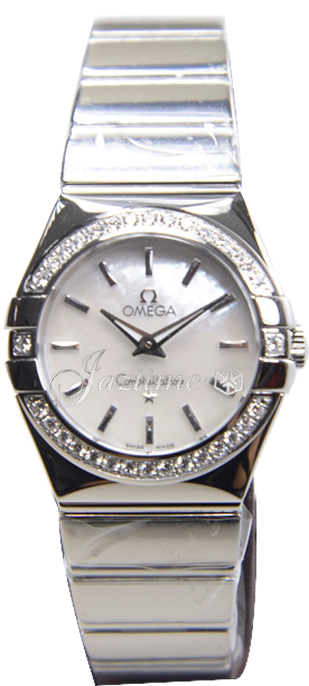 OMEGA 123.15.27.60.05.002 CONSTELLATION QUARTZ 27mm STEEL BRAND NEW