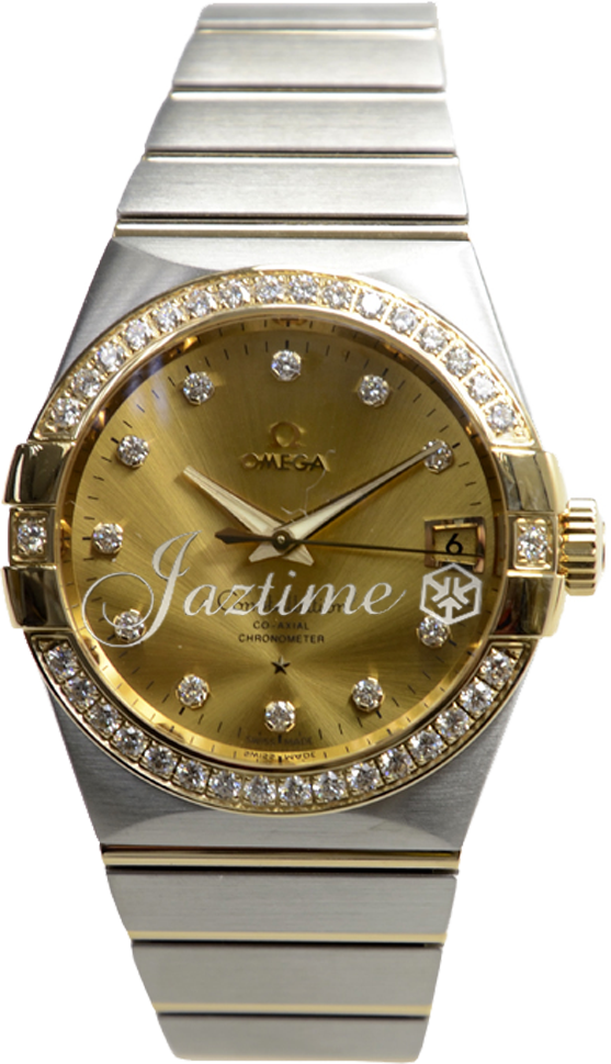 OMEGA 123.25.38.21.58.001 CONSTELLATION CO-AXIAL 38mm STEEL AND YELLOW GOLD - BRAND NEW