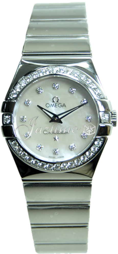 OMEGA 123.15.27.60.55.003 CONSTELLATION QUARTZ 27mm STEEL BRAND NEW