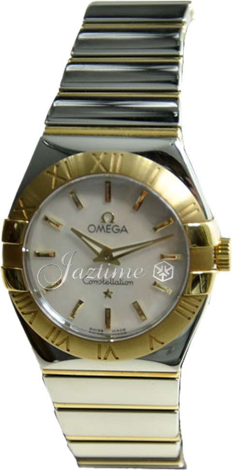 OMEGA 123.20.27.60.05.004 CONSTELLATION QUARTZ 27mm STEEL AND YELLOW GOLD BRAND NEW