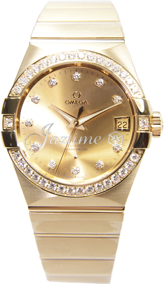OMEGA 123.55.38.21.58.001 CONSTELLATION CO-AXIAL 38mm YELLOW GOLD - BRAND NEW