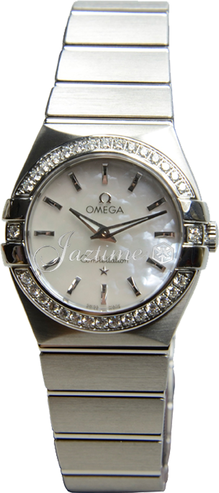 OMEGA 123.15.27.60.05.001 CONSTELLATION QUARTZ 27mm STEEL BRAND NEW