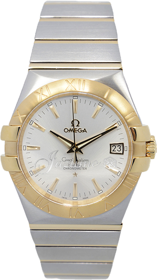 OMEGA 123.20.35.20.02.002 CONSTELLATION CO-AXIAL 35mm STEEL AND YELLOW GOLD - BRAND NEW