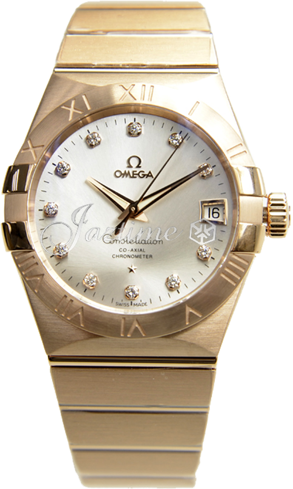 OMEGA 123.50.38.21.52.001 CONSTELLATION CO-AXIAL 38mm RED GOLD - BRAND NEW