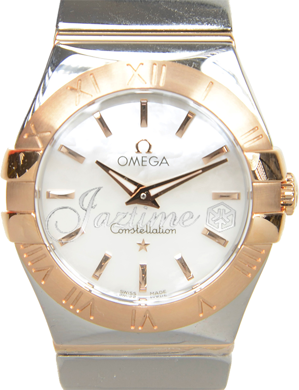 OMEGA 123.20.27.60.05.003 CONSTELLATION QUARTZ 27mm STEEL AND RED GOLD BRAND NEW