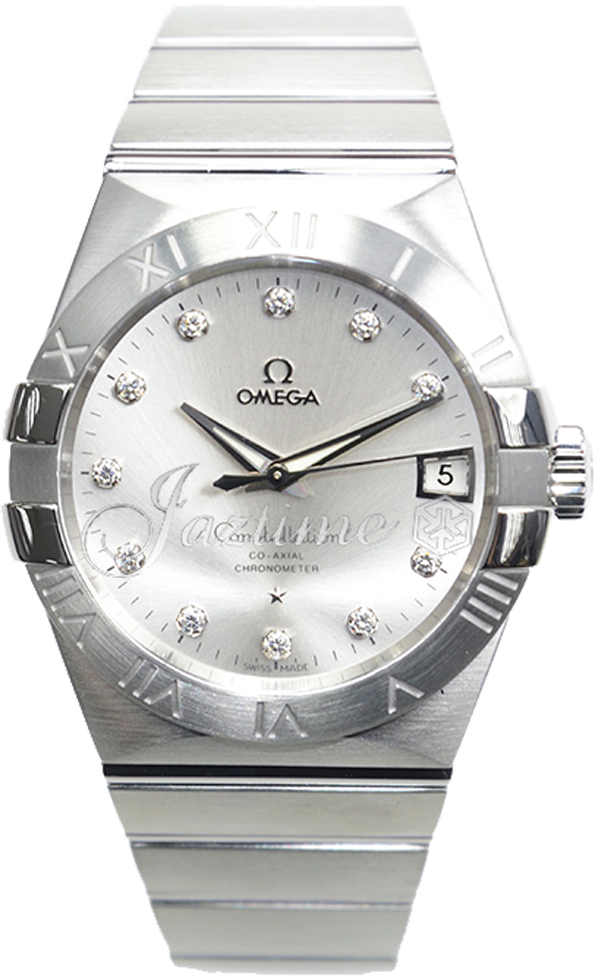 OMEGA 123.10.38.21.52.001 CONSTELLATION CO-AXIAL 38mm STEEL - BRAND NEW