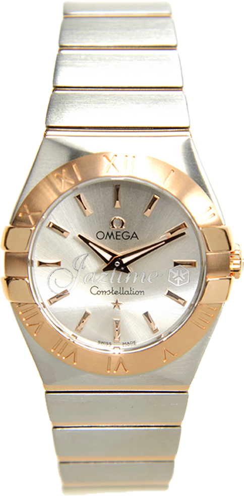 OMEGA 123.20.27.60.02.001 CONSTELLATION QUARTZ 27mm STEEL AND RED GOLD BRAND NEW
