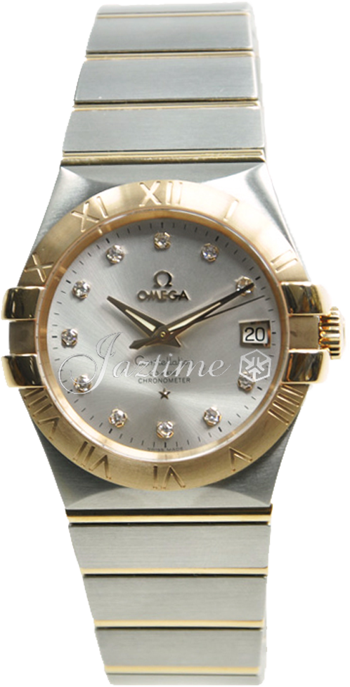 OMEGA 123.20.35.20.52.001 CONSTELLATION CO-AXIAL 35mm STEEL AND RED GOLD - BRAND NEW
