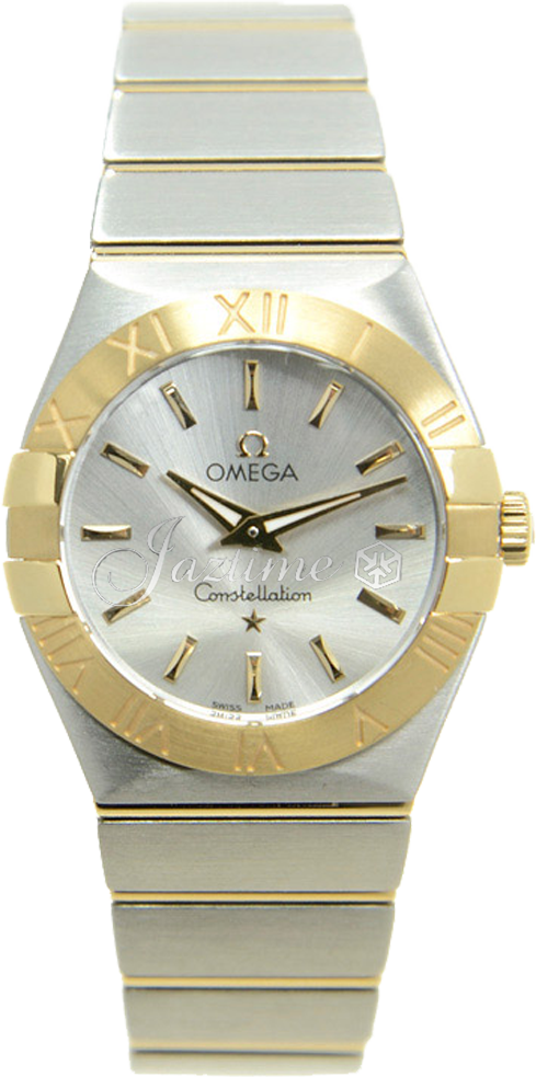 OMEGA 123.20.27.60.02.002 CONSTELLATION QUARTZ 27mm STEEL AND YELLOW GOLD BRAND NEW