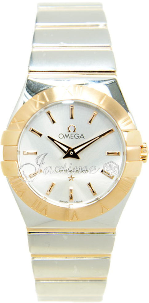 OMEGA 123.20.27.60.02.003 CONSTELLATION QUARTZ 27mm STEEL AND RED GOLD BRAND NEW