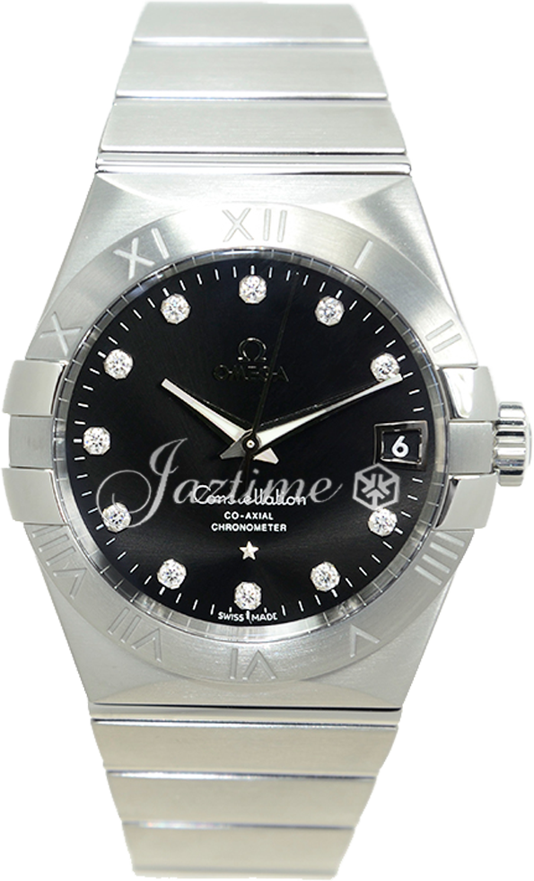 OMEGA 123.10.38.21.51.001 CONSTELLATION CO-AXIAL 38mm STEEL - BRAND NEW