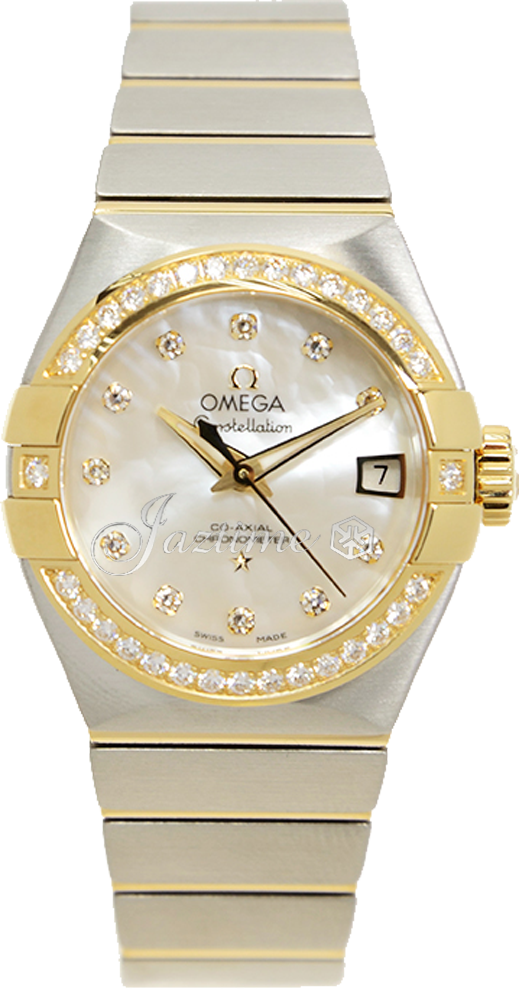 OMEGA 123.25.27.20.55.003 CONSTELLATION CO-AXIAL 27mm STEEL AND YELLOW GOLD - BRAND NEW