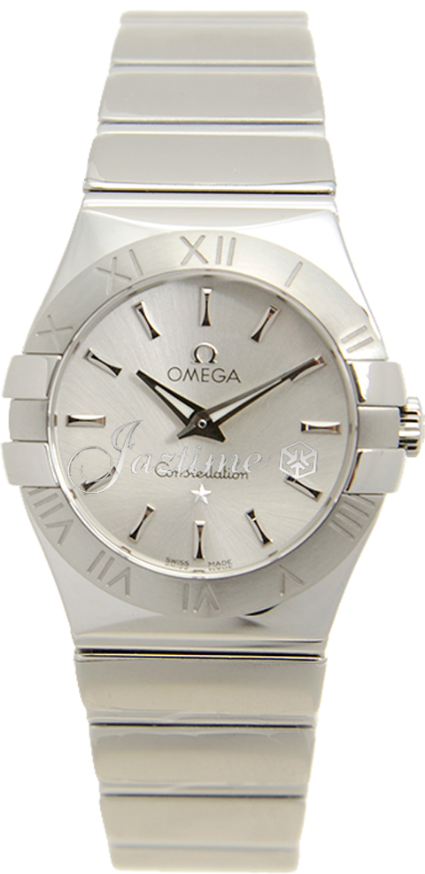 OMEGA 123.10.27.60.02.002 CONSTELLATION QUARTZ 27mm STEEL BRAND NEW