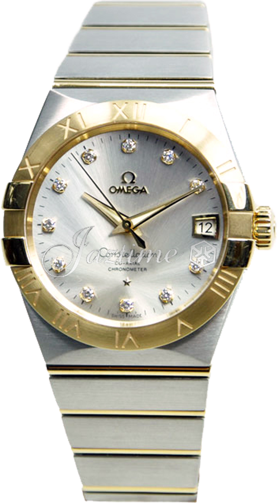 OMEGA 123.20.38.21.52.002 CONSTELLATION CO-AXIAL 38mm STEEL AND YELLOW GOLD - BRAND NEW