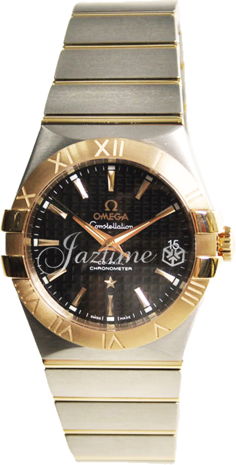 OMEGA 123.20.35.20.01.001 CONSTELLATION CO-AXIAL 35mm STEEL AND RED GOLD - BRAND NEW