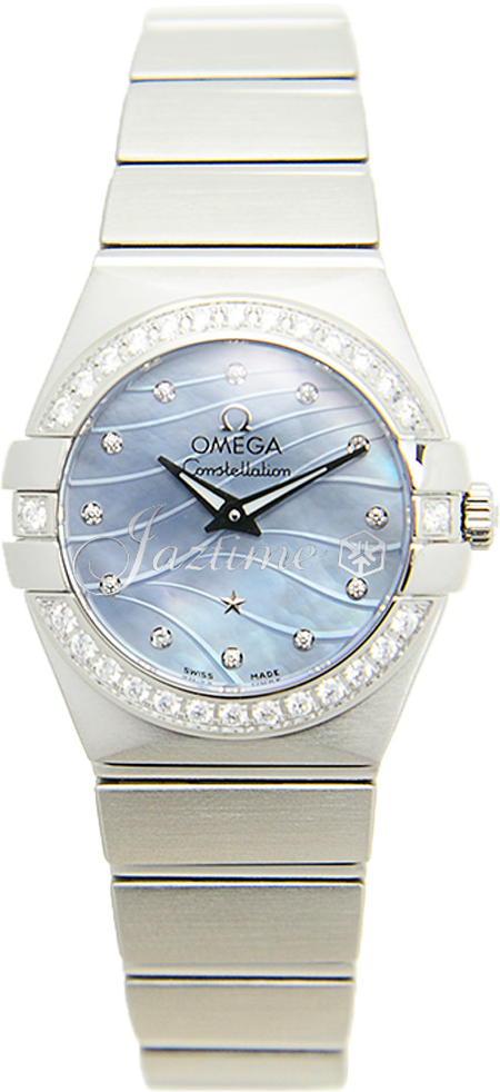 Omega 123.15.24.60.57.001 Constellation Quartz 24mm Steel BRAND NEW